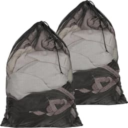 SnelShoppen - Grote Waszak Set van 2, Bedlinnenzak voor Dekbedden, Kussens en Speelgoed, Polyester, Zwart, 76 x 100 cm, Ideaal voor Wassen en Opbergen — thumbnail 1