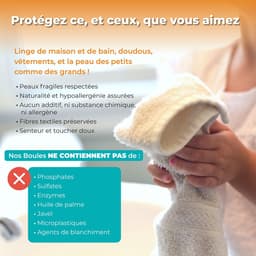 SnelShoppen - Aecodune Navulling Ecologisch Wasmiddel - 240 Wassen - Hypoallergeen Natuurlijke Waspoederparels voor Wasbal - Geurloos en Duurzaam voor — thumbnail 4