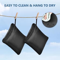SnelShoppen - 2Pcs Waszak - Waterdichte Reiszak voor Nat en Droog - Organizer met Rits voor Gym, Zwemmen, Workout, Yoga, Strand, Zwembad (50x60cm) — thumbnail 5