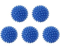 SnelShoppen - Set van 5 Herbruikbare PVC Droogballen - Versnel het Droogproces, Verminder Kreuken in Kleding, Ideaal voor Wasmachine en Droger