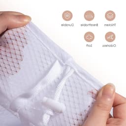 1 Pcs Trekkoord Waszak, 70×90cm Mesh Waszak voor Delicate Kleding, Sterke en Duurzame Netwaszak voor de Wasmachine, Ideaal voor Ondergoed en Fijne Stoffen — thumbnail 5