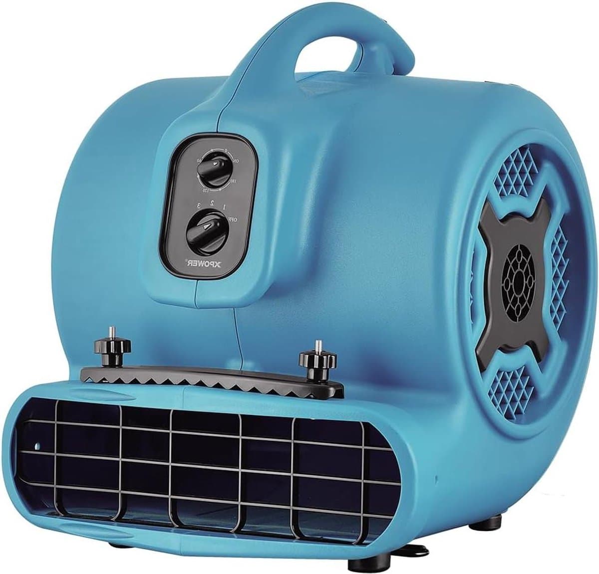 Centrifugale Ventilator - Tapijtdroger Blower - Vloeren Drogen - Stapelbaar Ontwerp - 3200 CFM - Blauw — afbeelding 1
