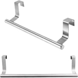 Roestvrijstalen Handdoekhouder voor Keuken en Badkamer, 2 Stuks, Zonder Boren, 23 cm — thumbnail 1