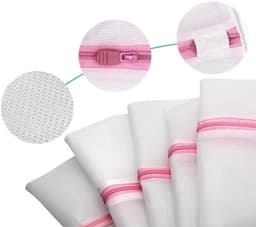 Mesh Waszakken Set - Duurzaam en - 7-delige set voor delicate kleding — thumbnail 4
