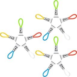 Handdoekclips - Kledingknijpers Strand - Handdoeken Ophangen - Sterke Bijtkracht - 15 stuks - Groen Rood Blauw Geel Wit — thumbnail 1