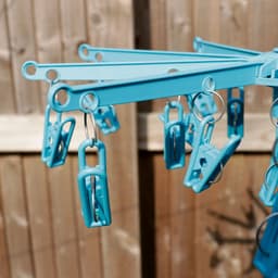 mini-droogmolen met 20 wasknijpers. Hangerworld — thumbnail 3