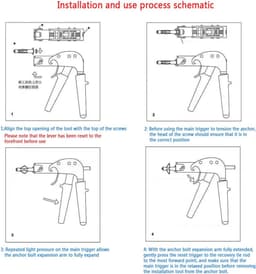 36 sets holle wandbevestigingen anker, gipsplaatbevestigingen Heavy Duty schroeven assortiment, holle rawl-pluggen voor gipsplaat, gipsplaat, baksteen, houten deuren, dun metaal, beton, metselwerk — thumbnail 4