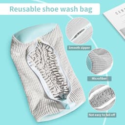 Dailygoods - 2 Stuks Waszakken voor Schoenen, Wasnet voor de Wasmachine — thumbnail 4