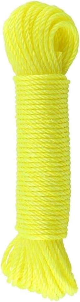 Nylon Waslijn Touw - Kledinglijn Outdoor Koord - Kleding Drogen Buiten - Hoge Sterkte Nylon Materiaal - 20 Meter — thumbnail 5