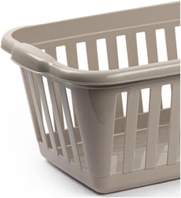 Storage Solutions Wasmand van 40 liter - 60 x 40 x 26 cm - - taupe - kunststof - wasgoed manden - huishouden — thumbnail 5