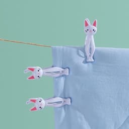 Kattenklem 12 Stuks - Lichtgewicht - Winddicht - Antislip - Kledingclips - Handdoekclips - Stevige Clips - Wasknijpers — thumbnail 2
