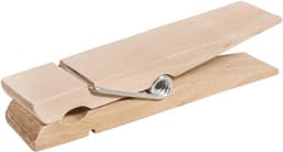 62831000 Grote houten wasknijper XL, 15 x 3,4 cm, van onbehandeld berkenhout, houten klem — thumbnail 1