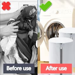 Mesh Waszakken Set van 2 met Rits voor Kleding, Ondergoed en Bh's - Perfect voor Wassen en Bescherming — thumbnail 2