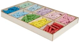 mit Herz Mini-houten knijpers, 200 stuks, kleine wasknijpers, 2,5 cm hoog, voor foto's op koord, fotowand, adventskalender, vlaggetjesslinger, geldgeschenken, decoratie voor Kerstmis, 10 kleuren — thumbnail 3