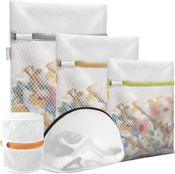 Waszakken, Wasmachine-Waszakken, Herbruikbare En Duurzame Mesh-Waszakken Voor Delicate Blouses, Kousen, Ondergoed, Bh's, Lingerie En Babykleding - 5 Verschillende Maten — thumbnail 2