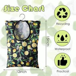 2 Stuks Waterdichte Wasknijper Tas met Haak - Organizer voor Kleding en Klein Gereedschap — thumbnail 3
