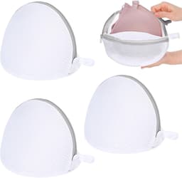 Set van 3 Waszakken voor Bh's, Sneldrogende Beschermzakken voor de Wasmachine, Bh Bescherming met Rits, Ideaal voor Ondergoed en Lingerie — thumbnail 1