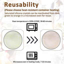 500g - Silicagel Zakken - Silica Vochtdrogen - Bloemen & Planten - Oranje — thumbnail 4