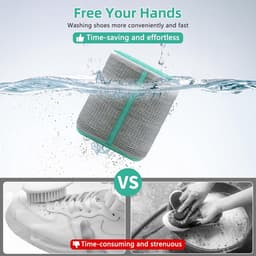 Schoenwaszak XL - 2-in-1 waszak voor schoenen - extra reinigingsvak voor zolen - eenvoudig in gebruik - ShopVlot — thumbnail 5