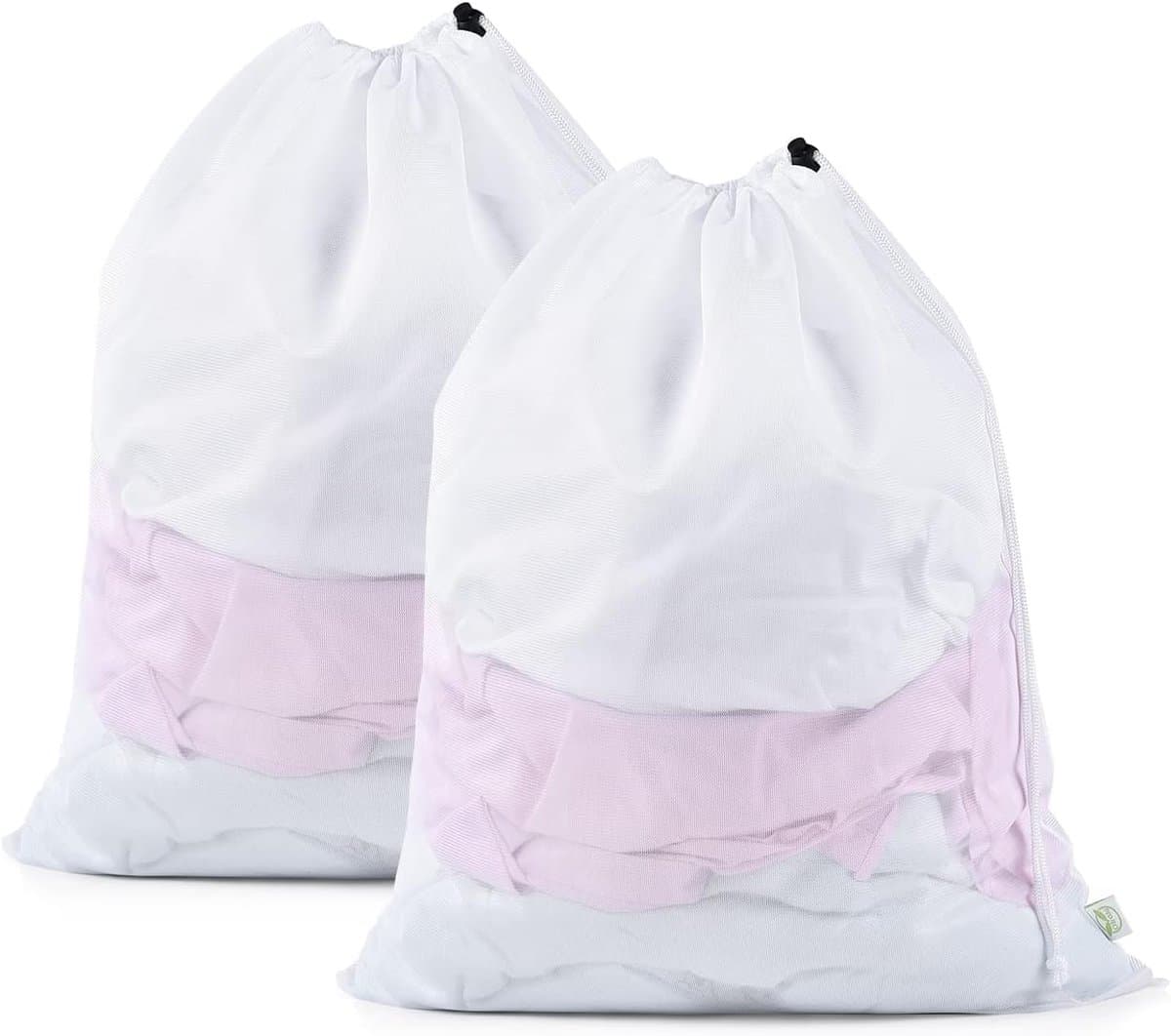 2 bolsas met koord herbruikbaar voor lavadora (30 x 40 cm), voor Lencería, camisas, calcetines, Falda en Sujetador - ShopVlot — afbeelding 1
