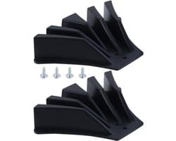 Opruiming: [Hoofdkeyword] - [Keyword 1] - Set van 2 - Zwart - [Keyword 2] - Langdurig gebruik - [Keyword] - Geschikt voor 3"x4" en 3"x2" - Zwart 2 stuks - regenwaterafvoer verlengstuk voor dakgoten