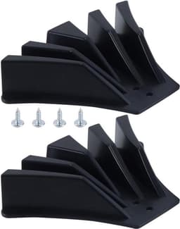 Opruiming: [Hoofdkeyword] - [Keyword 1] - Set van 2 - Zwart - [Keyword 2] - Langdurig gebruik - [Keyword] - Geschikt voor 3"x4" en 3"x2" - Zwart 2 stuks - regenwaterafvoer verlengstuk voor dakgoten — thumbnail 1
