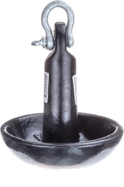 Paddenstoel anker - Boot anker - Watersport stabiliteit - Vinyl gecoat gietijzer - 36 kg - Grijs — thumbnail 4