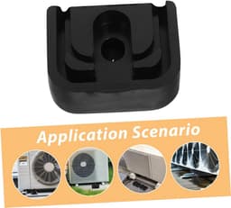 Trillingsisolatiematten Airco - Antivibratie Pads Rubber - Geluidsreductie Buitenunit - Verhoogd Stabiel Ontwerp - 8 Stuks - Zwart — thumbnail 5