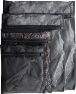 Set van 4 Waszakken in Verschillende Maten - Voor Delicate Kleding - Zwart — thumbnail 1