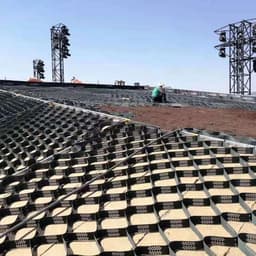 Grond Stabilisator Rooster - Bodem Grid - Oprit Versterken - Zware Belasting - 4 x 5 Meter - Zwart — thumbnail 2