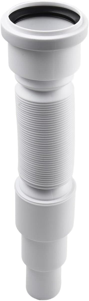 Afvoerbuis Douche - Flexibele Pijp - Badkamer Installatie - Uitschuifbaar Ontwerp - 50mm Diameter - Grijs — afbeelding 1