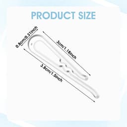 Dailygoods- Krokodillenclips 200 stuks - U-vormige Kunststof Clips - Antislip Grip - Lichtgewicht - Herbruikbaar - 38 mm - Stofclips — thumbnail 5