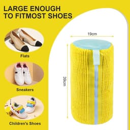 Dailygoods- Waszakken Duurzaam - 2 Stuks - Schoen Waszakken - Waszakken voor Wasmachine - Wasnet - Antislip Zakken - Schoenwaszak — thumbnail 4