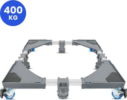 VanDijck Wasmachine Verhoger - 4 Wielen 4 Poten - Verstelbaar 56-91 cm - Max 400 kg — thumbnail 1