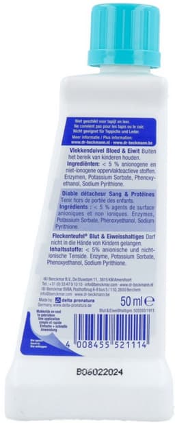 Dr. Beckmann Vlekkenduivel Bloed & Eiwit 50 ml — thumbnail 2