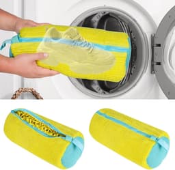 JGS Premium - Schoenen Waszak 2 Stuks voor Sneakers - Dikke Waszak met Ritssluiting - Wasmachine Waszak - Mesh Sneaker Waszak - Schoenwaszak - Shoes Wash Bags — thumbnail 1