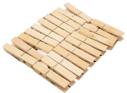 120 bamboe wasknijpers - 6x1,2 cm verdikte wasknijpers - antislip wasknijpers - voordelige familieverpakking — thumbnail 1