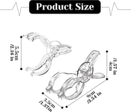 Keukenhanddoekklemmen - Wasknijpers - Handdoek Knijpers - voor laarzen handdoek hoed broek sok - Wasknijpers - multifunctionele clips - kledinghanger clip - Handdoek Klemmen - 4stuks — thumbnail 2