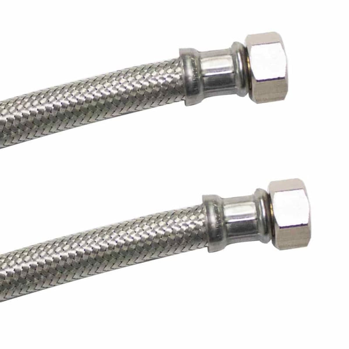 RVS Waterslang, Flexibele Slang, 1/2" x 3/4", 300mm, DVGW — afbeelding 1