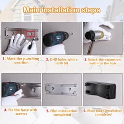 Heavy Duty Stainless Steel Retractable Clothesline 2 x 5.2m - Double Outdoor Indoor Wall Mounted Drying Line for Bathroom Balcony — thumbnail 5