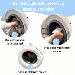 Good Lifehacks Wonder Wasstrips - Wasmiddel & Wasverzachter - Wasmiddeldoekjes - 80 Wasvellen - Plastic Vrij - Biologisch Afbreekbaar - Zero Waste - Hypoallergeen - Ocean Breeze — thumbnail 2