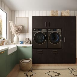 Wasophoogte® Wasmachine Kast Kyoto - Wasmachine verhoger - Wasmachine ombouw - 700(D)*1930(B)*2110(H) mm - Zwart — thumbnail 4