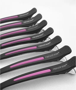 Professionele haarklemmen set van 12 - Antislip haarspelden met siliconen band voor kapsalon en thuisgebruik — thumbnail 5