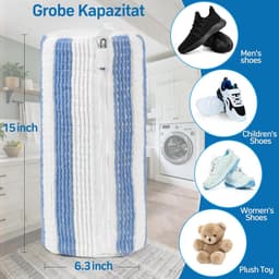 waszak, 2 stuks, 360 graden reiniging, upgrade waszak, schoenen voor sneakers, afsluitbare ritssluiting — thumbnail 2