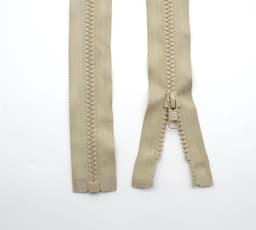10x Scheidbare Ritssluiting voor Jassen en Tassen - 70 cm - Beige - Maat 5 — thumbnail 5