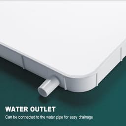 Universele Condenswater Opvangbak met Slang voor Externe Airco Unit - Lekbak — thumbnail 5