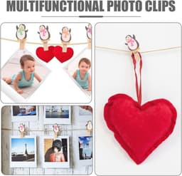 Kleurrijke houten klemmen voor knutselen en decoratie - 10 stuks — thumbnail 5