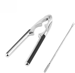 Notenkraker, hoogwaardige notenkraker, gemaakt van robuust spuitgietzink, met uitstekende krachtoverbrenging (veertype). — thumbnail 1