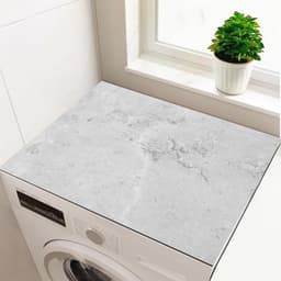 Antislip Wasmachine Beschermers Set van 2 - 60 cm Betonlook — thumbnail 3