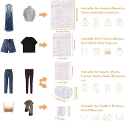 5 stuks - Waszakken - Met rits - Klein, middelgroot, groot, cilindrisch, met bh-vakje - Kleurrijk boompje - Waszakken van mesh - Machinewasbaar - Opbergtassen voor reiskleding - Wit roze — thumbnail 2